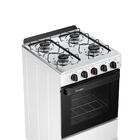 Fogão A Gás Mesa Inox E Forno 50l Limpa Fácil Esmaltec Ideal
