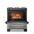 Fogão A Gás Mesa Inox Super Chama Limpa Fácil E Acendimento A