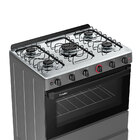 Fogão A Gás Mesa Inox Super Chama Limpa Fácil E Acendimento A