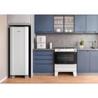 Fogão A Gás Mesa Inox Tampa De Vidro Forno 84l Esmaltec Ideal