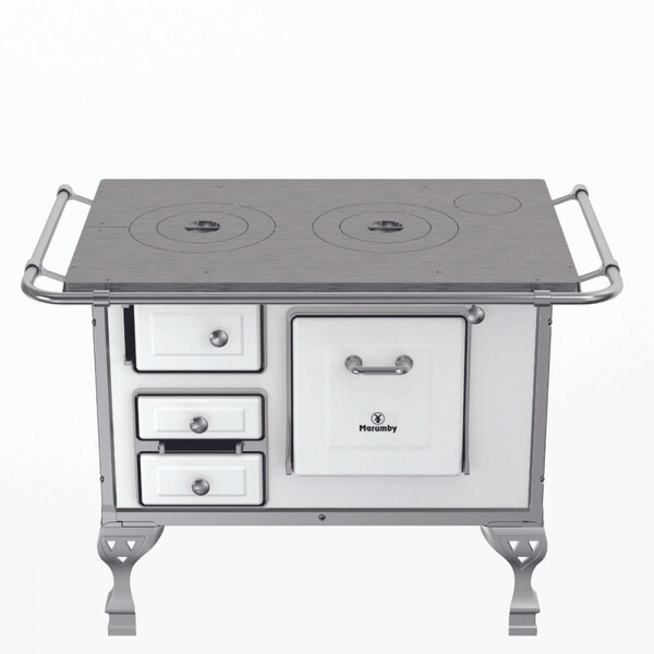 Fogão A Lenha 2 Bocas Marumby Nr 1 Saída Chaminé Direita