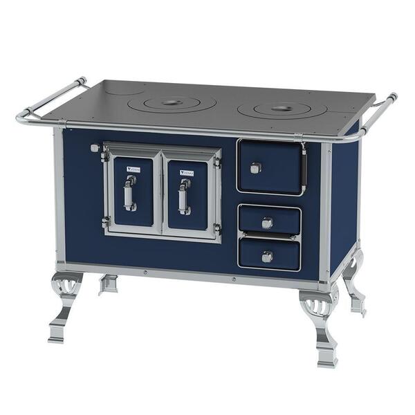 Fogão A Lenha Azul Sem Tampa Venax