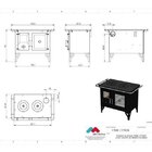 Fogão A Lenha Barcelona De Dupla Combustão N°1 (saída Da Exau