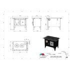 Fogão A Lenha Barcelona De Dupla Combustão N°1 (saída Da Exau