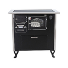 Fogão A Lenha C Forninho C Cx Dir Preto Vidro Cer Nº2