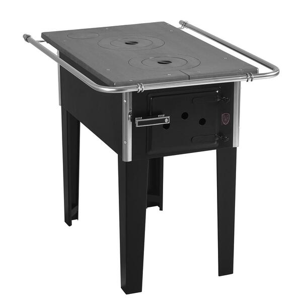 Fogão A Lenha Campeiro 2 Bocas 2-0 Preto