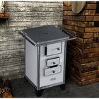 Fogão A Lenha Compacto 70x54x48cm N0 Branco