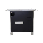 Fogão A Lenha Eclipse Direito Branco Chapa  Aluminio N2