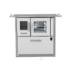 Fogão A Lenha Eclipse Direito Branco Chapa Ferro Fundido N2