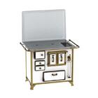 Fogão A Lenha Gab Branco C/ Tampa Cald Venax