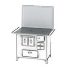 Fogão A Lenha Gab Branco C/ Tampa Venax