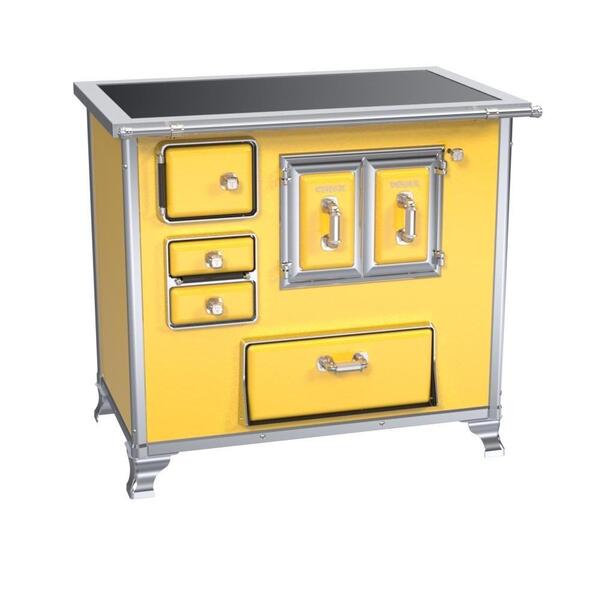 Fogão A Lenha Gab Xviii Premium Amarelo Venax