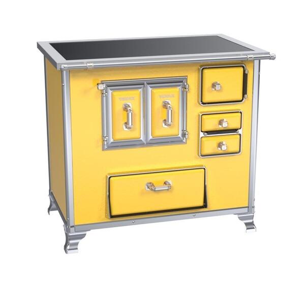 Fogão A Lenha Gab Xviii Premium Amarelo Venax