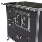 Fogão A Lenha Gab Xviii Premium Preto Venax