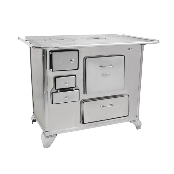 Fogão A Lenha Gabiente N2 Esquerdo Inox Escovado Com Tampa Ch