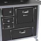 Fogao A Lenha Gii N 1 Gab Preto Com Tampa