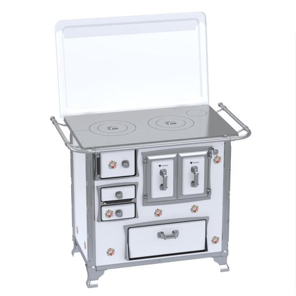 Fogao A Lenha Gii N 1 Gab Sec Branco Buque Com Tampa