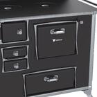 Fogao A Lenha Gii N 2 Gab Preto Com Tampa