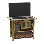 Fogão A Lenha Ludwig Premium Preto C/ Tampa Venax