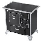 Fogão A Lenha N1 Gabinete Vitroceramico L/e Preto