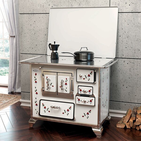 Fogão A Lenha N2 Gabienete Af Porta Dupla L/e Flor