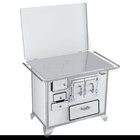 Fogão A Lenha N2 Gabinete Af Porta Dupla L/d Branco