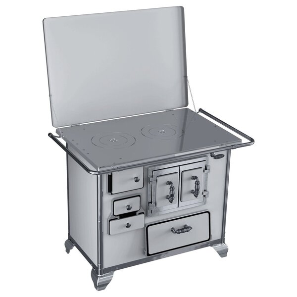 Fogão A Lenha N2 Gabinete Af Porta Dupla L/d Branco