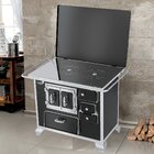 Fogão A Lenha N2 Gabinete Af Porta Dupla L/e Preto