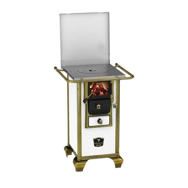 Fogão A Lenha N 00 Branco C/ Tampa Venax