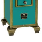 Fogao A Lenha N 00 Imperador Vitreo Turquesa Com Tampa