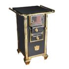 Fogao A Lenha N 00 Princess Preto Gold Com Tampa