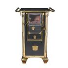 Fogao A Lenha N 00 Princess Preto Gold Com Tampa