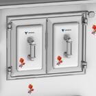 Fogão A Lenha N 1 Gab Branco Flor C/ Tampa Venax