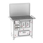 Fogão A Lenha N 1 Gab Branco Flor C/ Tampa Venax