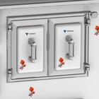 Fogão A Lenha N 1 Gab Branco Flor C/ Tampa Venax