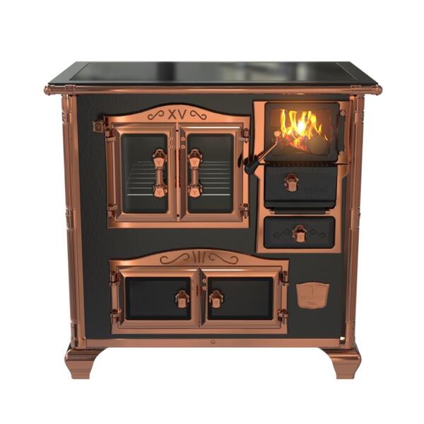 Fogao A Lenha N 1 Princess Premium Preto Rose Gold