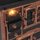 Fogao A Lenha N 1 Princess Premium Preto Rose Gold