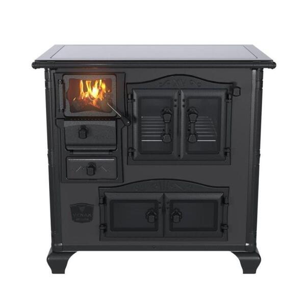 Fogao A Lenha N 1 Princess Preto Onix Sd Saida Direita