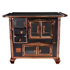 Fogão A Lenha N 1 Princess Preto Rose Gold C/ Tampa Venax