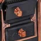 Fogao A Lenha N 1 Princess Preto Rose Gold Com Tampa