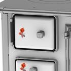 Fogao A Lenha N 1 Sec Branco Flor Sem Tampa Sd