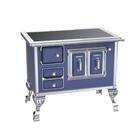 Fogao A Lenha N 1 Sec Xviii Premium Azul Sd Saida Direita