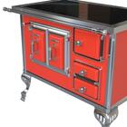 Fogao A Lenha N 1 Sec Xviii Vermelho Se Saida Esquerda