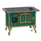 Fogao A Lenha N 2 Duque Turquesa Sem Tampa