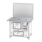 Fogão A Lenha N 2 Gab Branco Flor Com Tampa Saida Esquerda