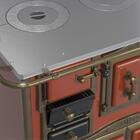 Fogao A Lenha N 2 Gab Imperador Cor Tabaco Com Tampa