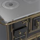 Fogao A Lenha N 2 Gab Imperador Preto Com Tampa