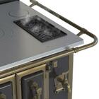 Fogão A Lenha N 2 Gab Imperador Preto Com Tampa Direita