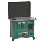 Fogao A Lenha N 2 Gab Imperador Turquesa Com Tampa