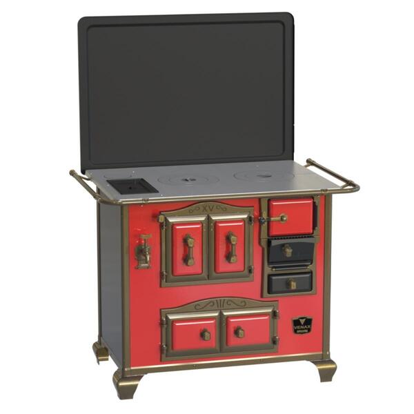 Fogao A Lenha N 2 Gab Imperador Vermelho Com Tampa